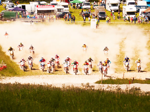 Cronometraje de campo, cronometraje de pruebas de motocross