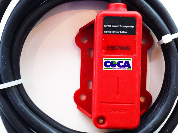 Imagen del transponder de alimentacion directa, My Laps 260 direct